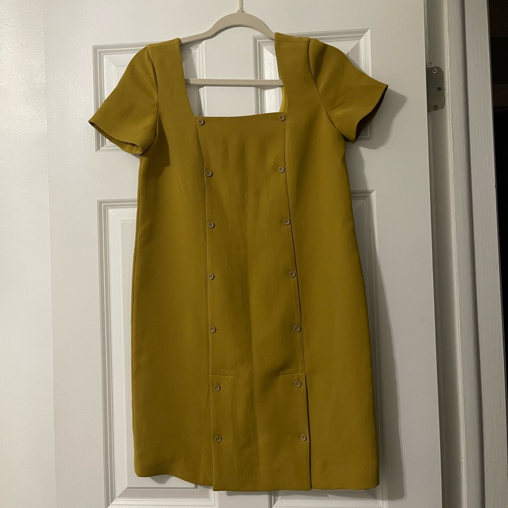 Elegant Mustard Dress